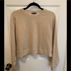 Zara Women’s Needlecord Sweatshirt Size Small - NWOT